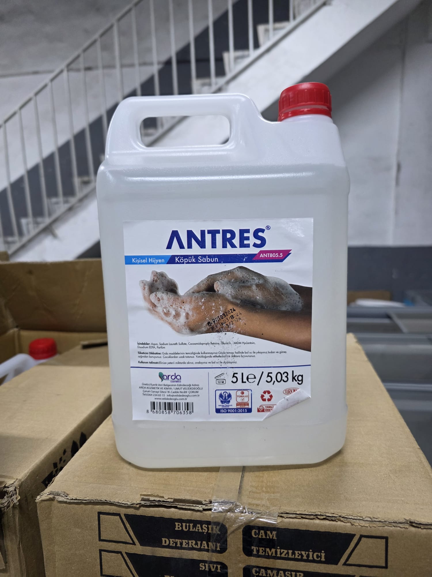 Antres Marka Köpük Deterjan 1 Bidon