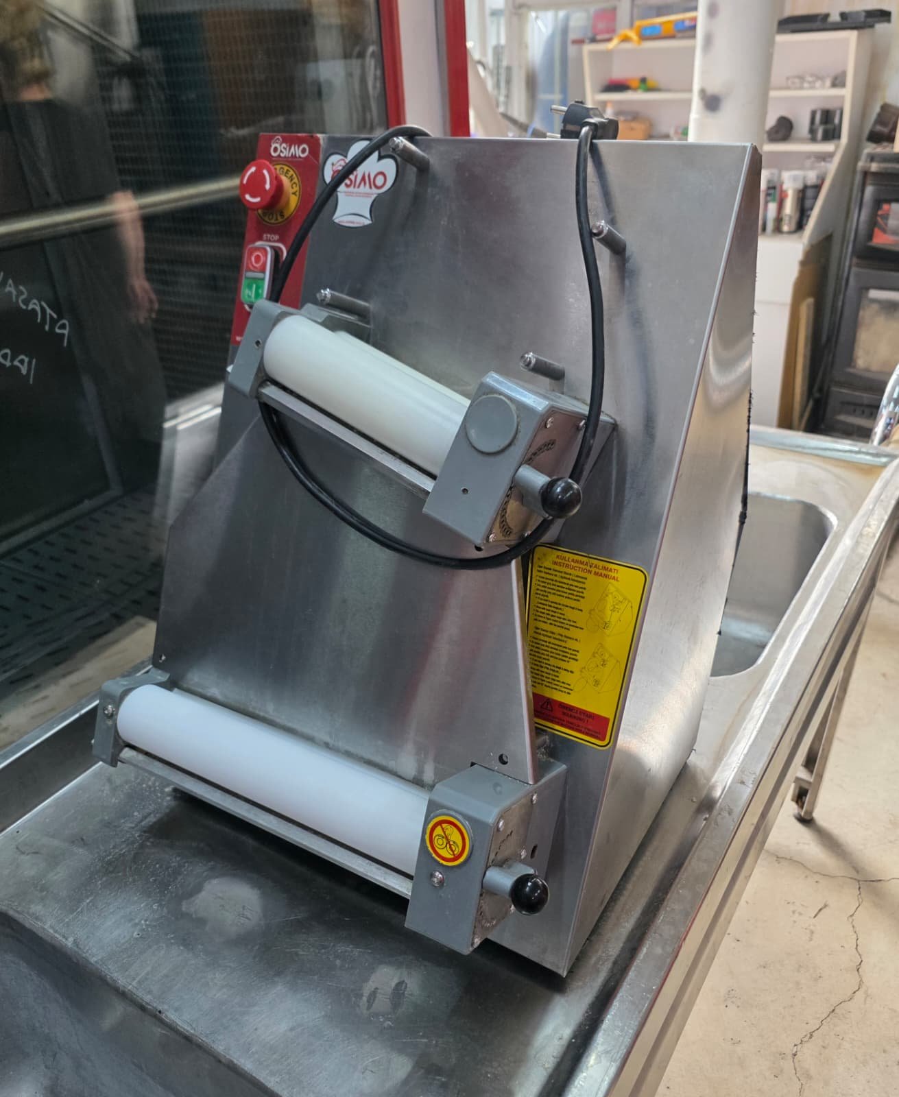 Hamur Açma Makinesi 30cm Merdane